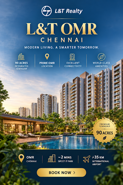 L&T OMR Chennai location on OMR, Chennai